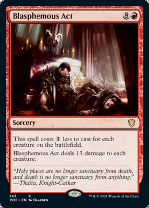 Blasphemous Act [Innistrad: Crimson Vow Commander] Online