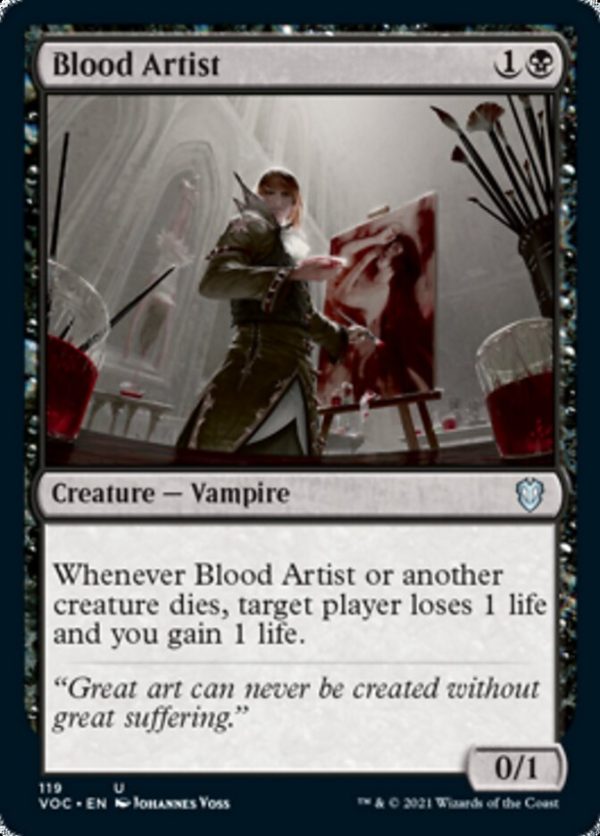 Blood Artist [Innistrad: Crimson Vow Commander] Online Hot Sale