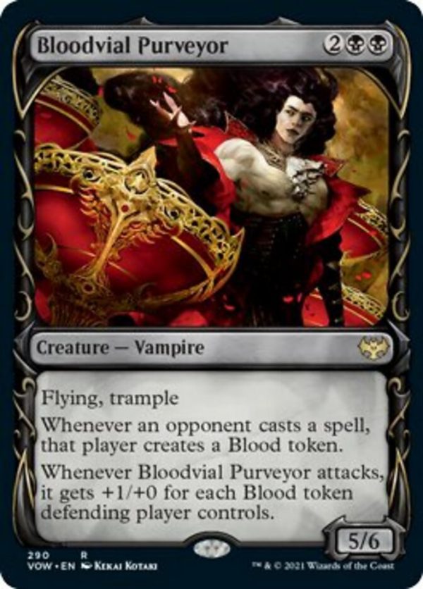 Bloodvial Purveyor (Showcase Fang Frame) [Innistrad: Crimson Vow] on Sale