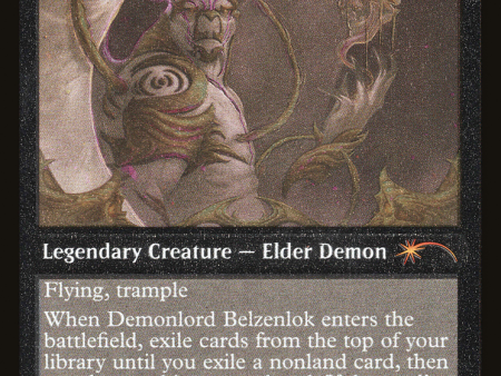 Demonlord Belzenlok (Foil Etched) [Secret Lair Drop Series] For Cheap