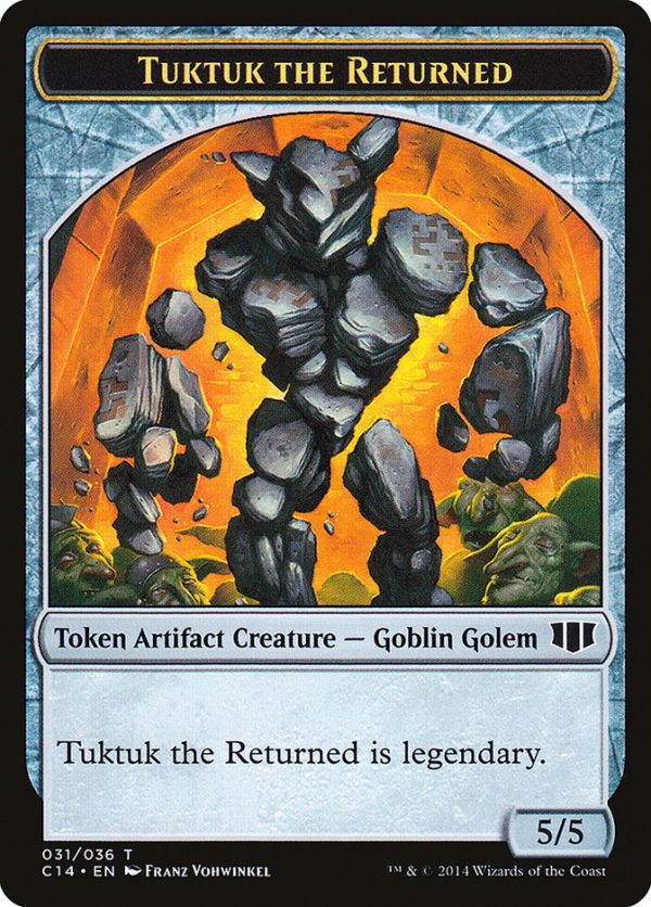 Daretti, Scrap Savant Emblem    Tuktuk the Returned Double-Sided Token [Commander 2014 Tokens] Online now