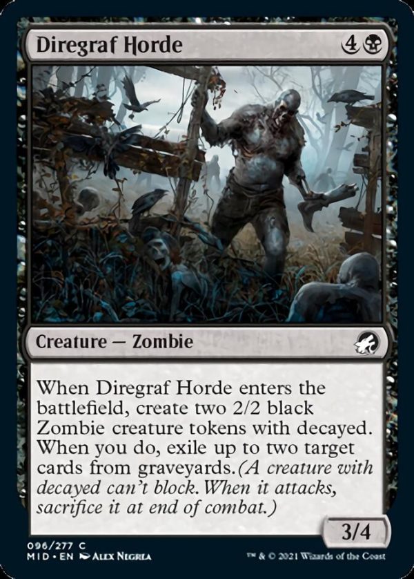 Diregraf Horde [Innistrad: Midnight Hunt] Online now