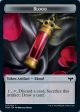 Blood    Spirit Cleric Double-Sided Token [Innistrad: Crimson Vow Tokens] Supply