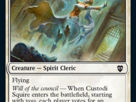 Custodi Squire [Innistrad: Crimson Vow Commander] Online Sale