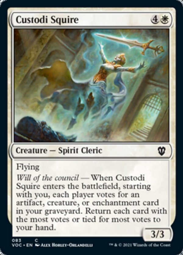 Custodi Squire [Innistrad: Crimson Vow Commander] Online Sale