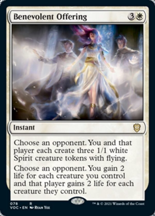 Benevolent Offering [Innistrad: Crimson Vow Commander] Discount