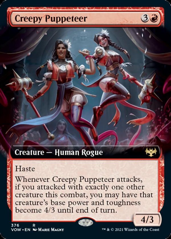 Creepy Puppeteer (Extended Art) [Innistrad: Crimson Vow] Hot on Sale