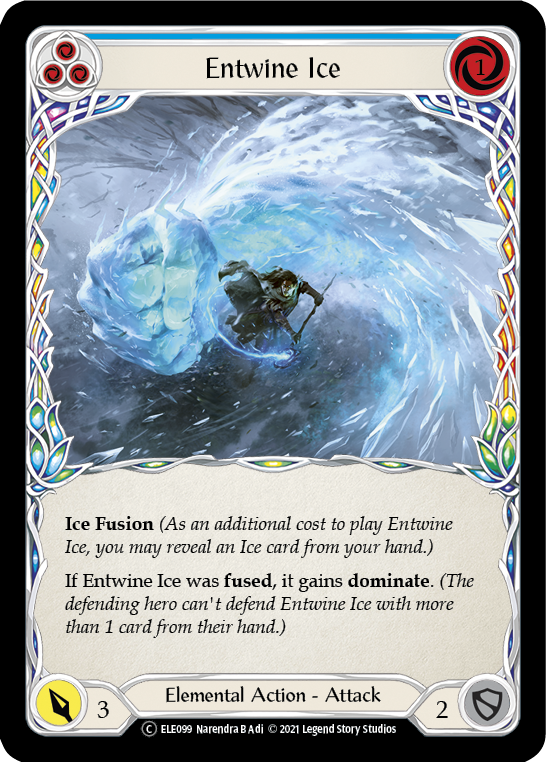 Entwine Ice (Blue) [U-ELE099] (Tales of Aria Unlimited)  Unlimited Normal For Discount