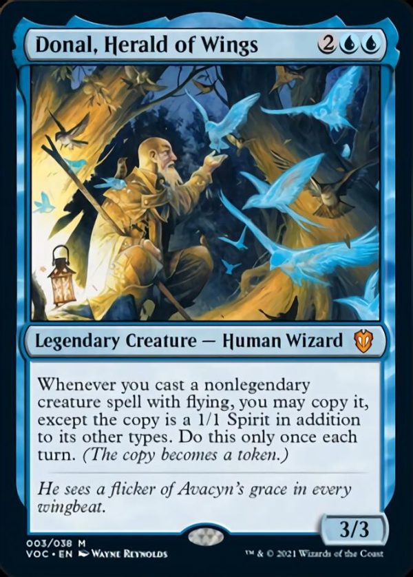 Donal, Herald of Wings [Innistrad: Crimson Vow Commander] For Sale