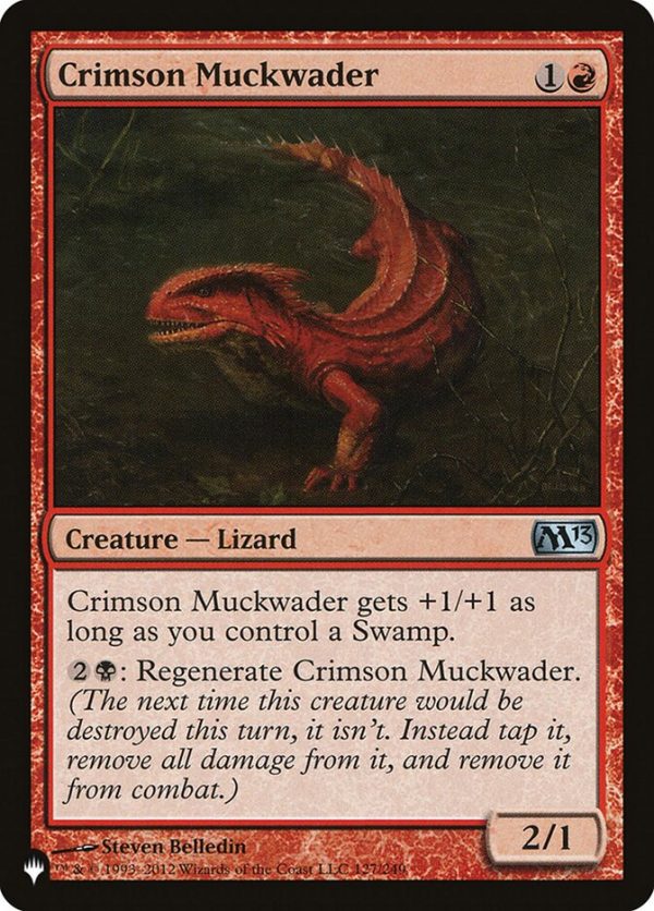 Crimson Muckwader [The List] Discount