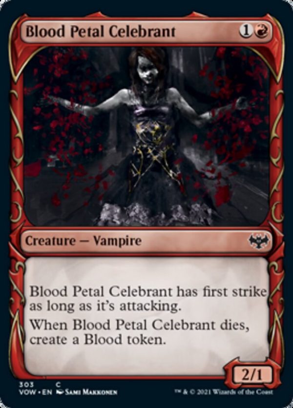 Blood Petal Celebrant (Showcase Fang Frame) [Innistrad: Crimson Vow] Online Sale