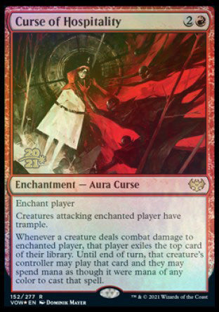 Curse of Hospitality [Innistrad: Crimson Vow Prerelease Promos] Online Sale