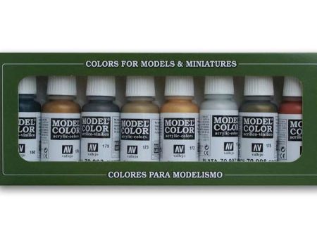 Vallejo Model Colour - Metallic Colours 8 Colour Set on Sale