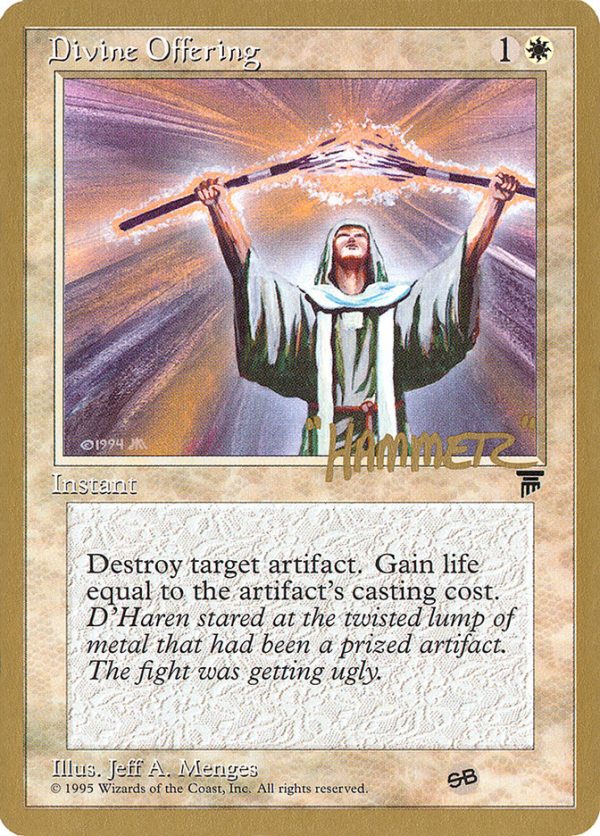 Divine Offering (Shawn  Hammer  Regnier) (SB) [Pro Tour Collector Set] Fashion