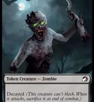 Zombie (005)    Zombie (004) Double-Sided Token [Innistrad: Midnight Hunt Commander Tokens] Discount