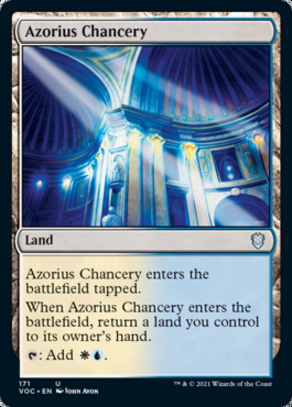 Azorius Chancery [Innistrad: Crimson Vow Commander] Online Hot Sale