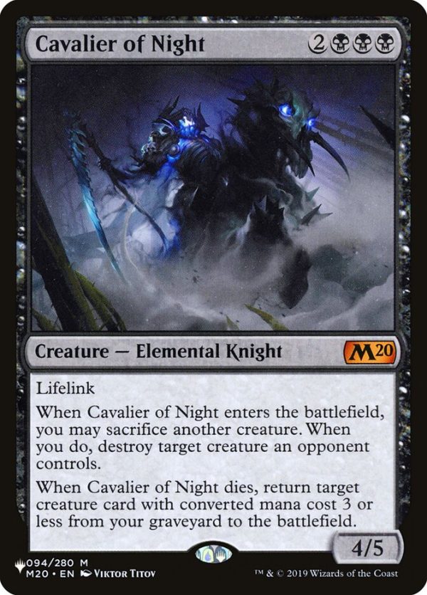 Cavalier of Night [The List] Online Hot Sale