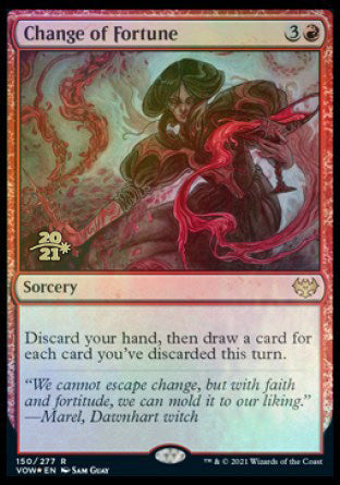 Change of Fortune [Innistrad: Crimson Vow Prerelease Promos] Online Hot Sale