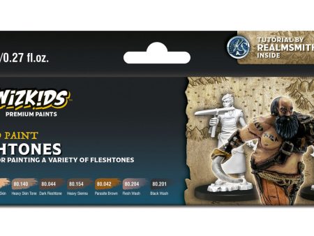 Wizkids Premium Paint Set by Vallejo: Fleshtones Fashion