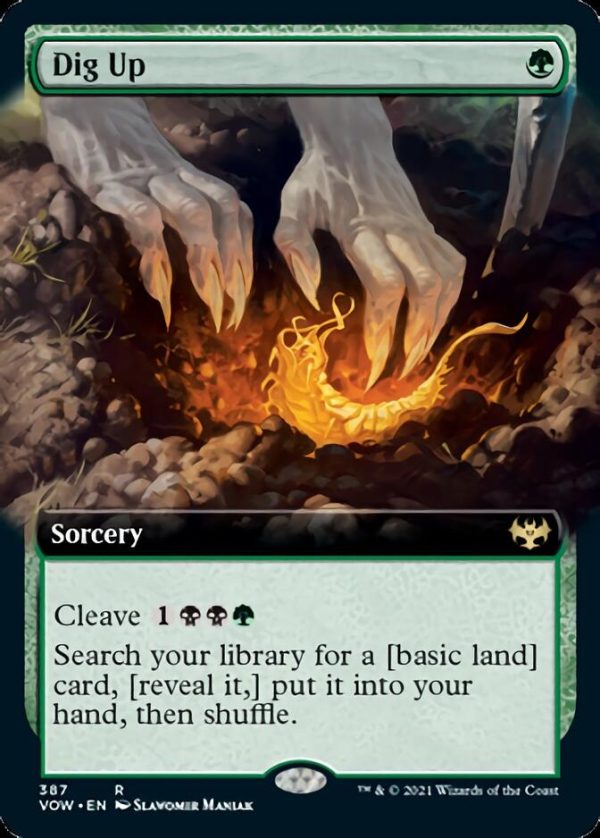 Dig Up (Extended Art) [Innistrad: Crimson Vow] Discount