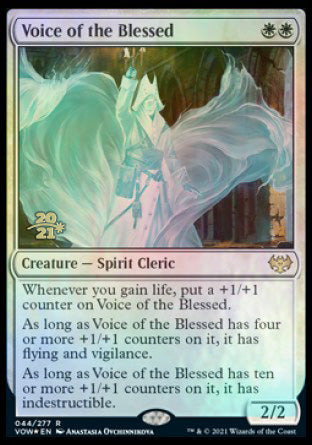 Voice of the Blessed [Innistrad: Crimson Vow Prerelease Promos] Supply