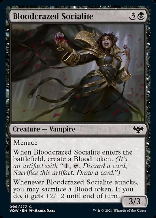 Bloodcrazed Socialite [Innistrad: Crimson Vow] Sale