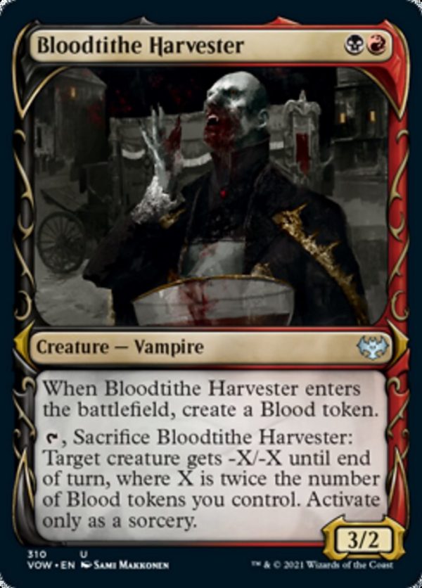 Bloodtithe Harvester (Showcase Fang Frame) [Innistrad: Crimson Vow] Cheap