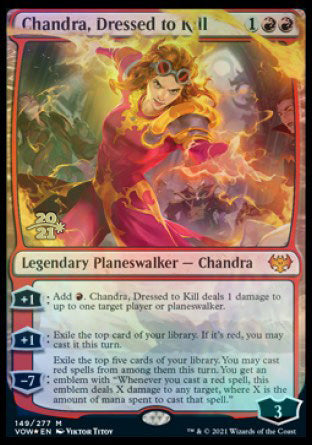 Chandra, Dressed to Kill [Innistrad: Crimson Vow Prerelease Promos] Supply