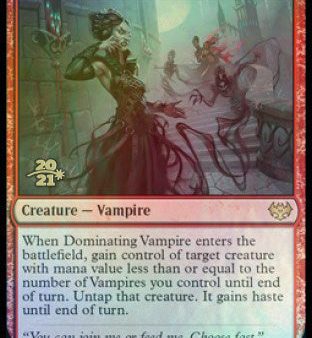 Dominating Vampire [Innistrad: Crimson Vow Prerelease Promos] Sale