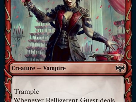 Belligerent Guest (Showcase Fang Frame) [Innistrad: Crimson Vow] Sale