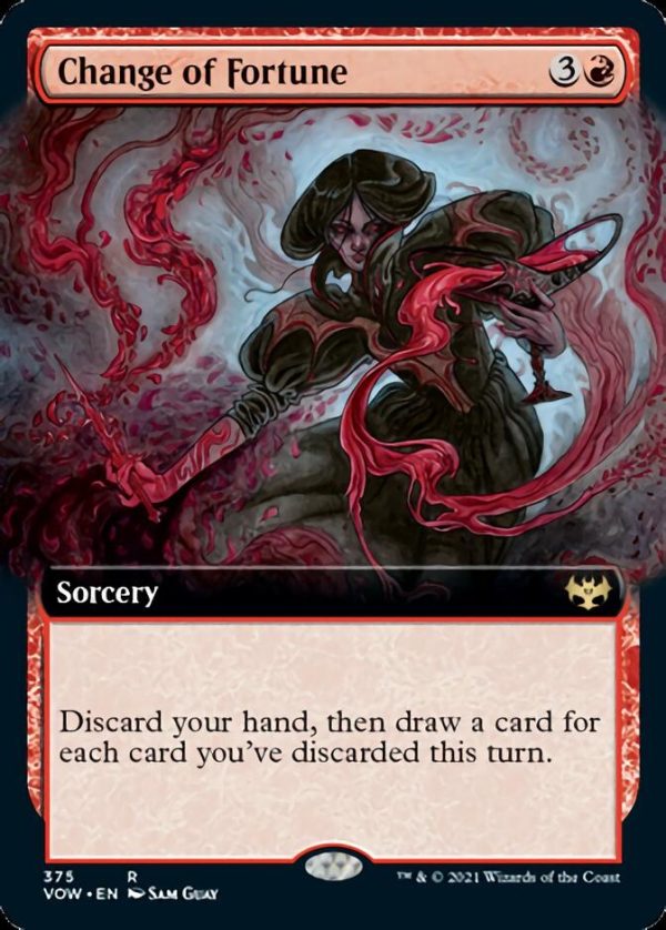 Change of Fortune (Extended Art) [Innistrad: Crimson Vow] For Cheap