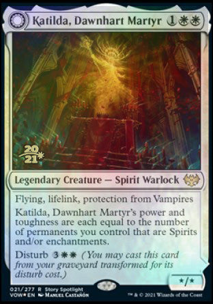 Katilda, Dawnhart Martyr    Katilda s Rising Dawn [Innistrad: Crimson Vow Prerelease Promos] Sale