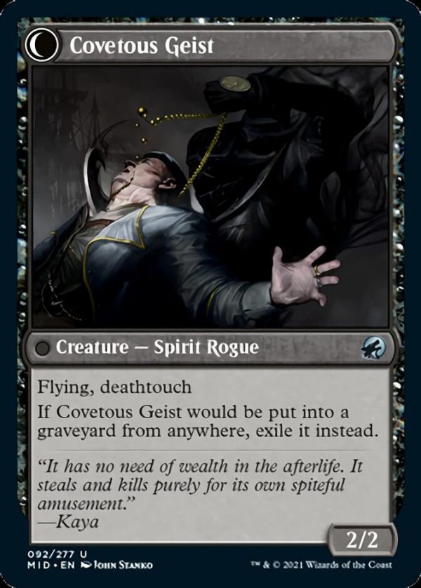 Covert Cutpurse    Covetous Geist [Innistrad: Midnight Hunt] Discount