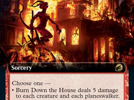 Burn Down the House (Extended Art) [Innistrad: Midnight Hunt] Discount