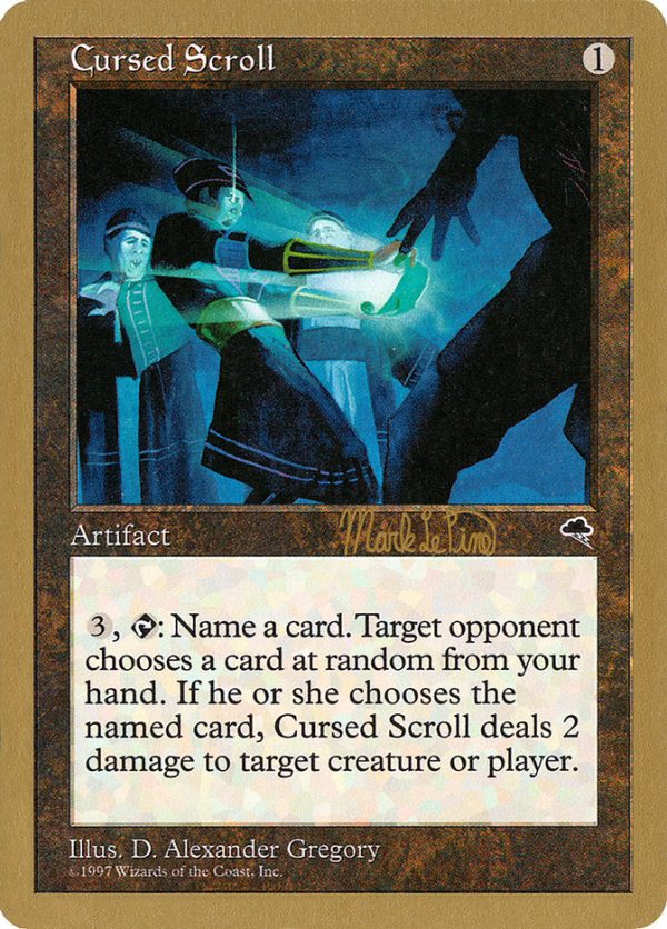 Cursed Scroll (Mark Le Pine) [World Championship Decks 1999] For Sale