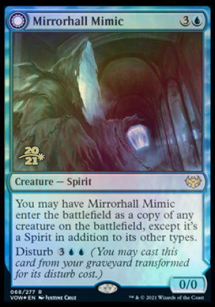 Mirrorhall Mimic    Ghastly Mimicry [Innistrad: Crimson Vow Prerelease Promos] For Cheap