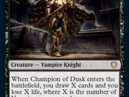 Champion of Dusk [Innistrad: Crimson Vow Commander] Fashion