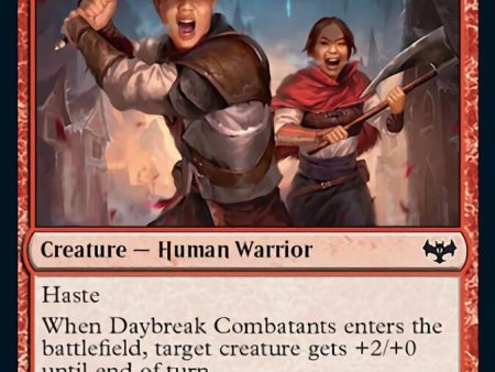 Daybreak Combatants [Innistrad: Crimson Vow] For Sale