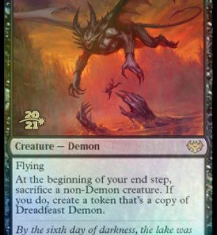 Dreadfeast Demon [Innistrad: Crimson Vow Prerelease Promos] Online Hot Sale