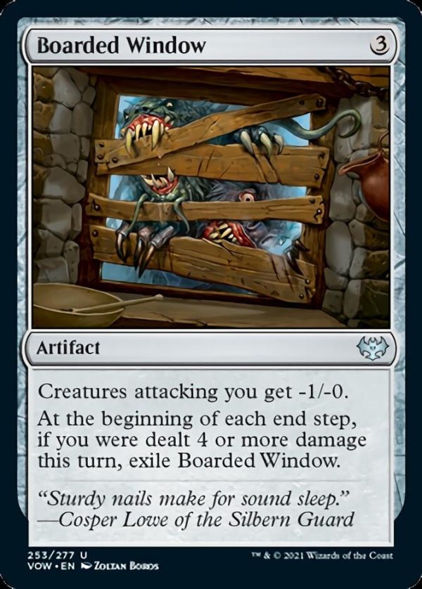 Boarded Window [Innistrad: Crimson Vow] Online Hot Sale