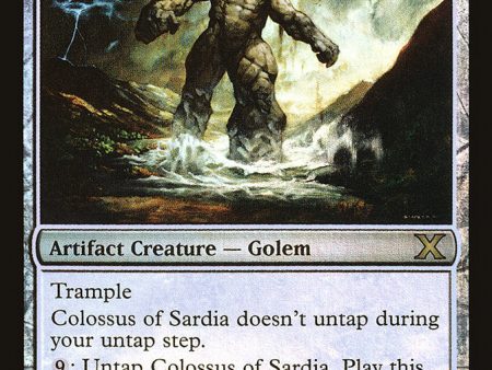 Colossus of Sardia (Premium Foil) [Tenth Edition] Cheap