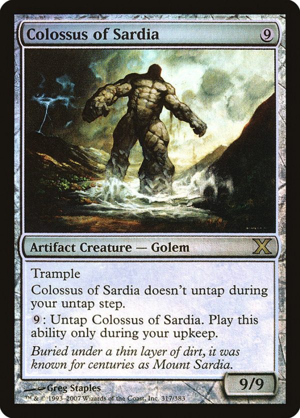 Colossus of Sardia (Premium Foil) [Tenth Edition] Cheap