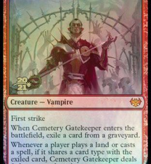 Cemetery Gatekeeper [Innistrad: Crimson Vow Prerelease Promos] Online now