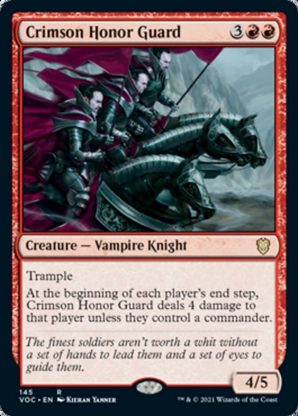 Crimson Honor Guard [Innistrad: Crimson Vow Commander] For Discount