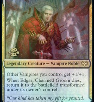 Edgar, Charmed Groom    Edgar Markov s Coffin [Innistrad: Crimson Vow Prerelease Promos] For Sale