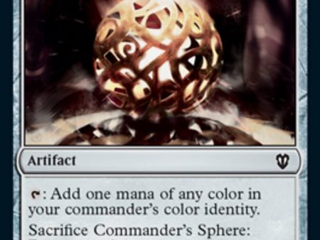 Commander s Sphere [Innistrad: Crimson Vow Commander] For Sale