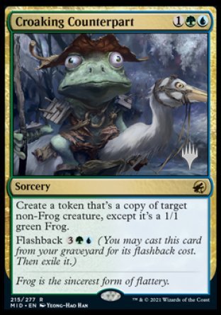 Croaking Counterpart (Promo Pack) [Innistrad: Midnight Hunt Promos] Online