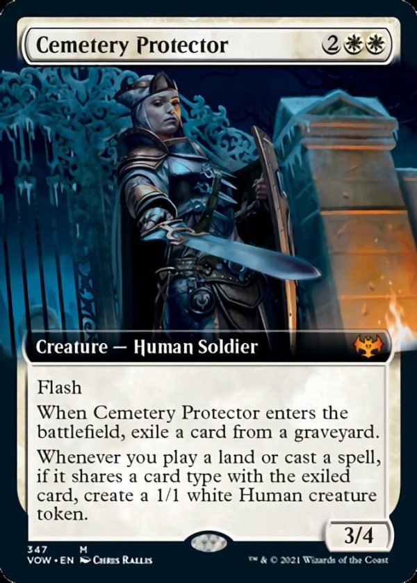 Cemetery Protector (Extended Art) [Innistrad: Crimson Vow] For Sale