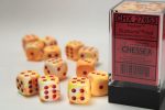 Chessex Festive 16mm d6 Sunburst Red (12) Online