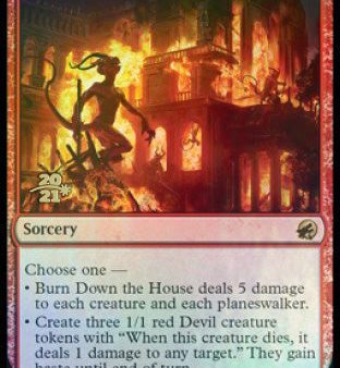 Burn Down the House [Innistrad: Midnight Hunt Prerelease Promos] For Sale